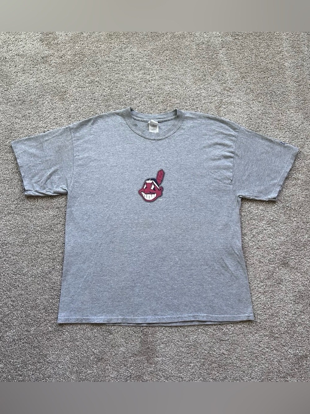 Vintage Cleveland Indians Chief Wahoo Pepsi Promo T-Shirt XL Henry Aaron Inc - Picture 2 of 9